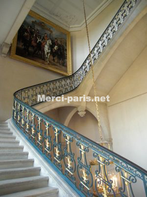 ヴェルサイユ宮殿内の階段