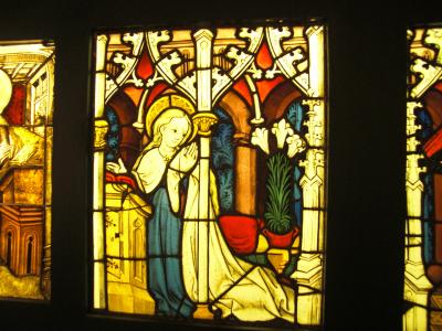 中世美術館のステンドグラス