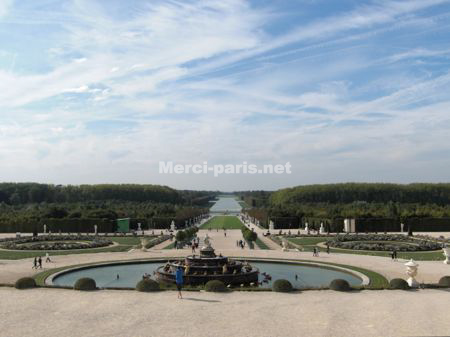 ヴェルサイユ宮殿の庭